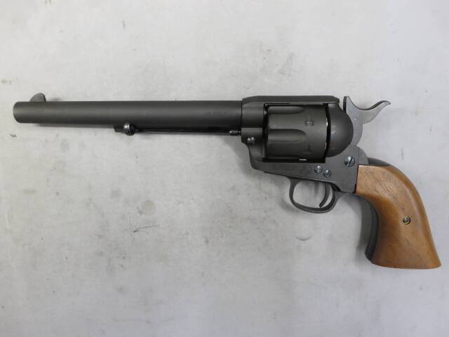 【マルシン】コルトSAA.45 キャバルリー  ブラック HW 木製グリップ 仕様 Xカートリッジ