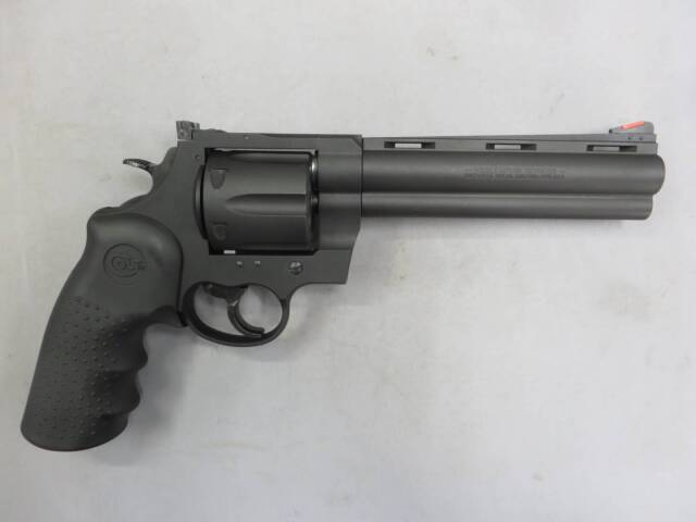 【マルシン】コルトアナコンダ 6in ブラック HW HOGUEタイプ グリップ仕様 リアルXカートリッジ