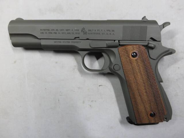 【BATON Airsoft】M1911A1 CO2 GBB　リミテッド　セラコート　リアルウッド