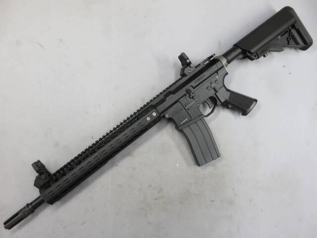 【KSC】PTS MEGA ARMS MKM-AR15・フリップアップ 集光サイト・レイルカバー
