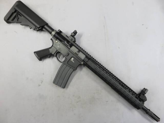 【KSC】PTS MEGA ARMS MKM-AR15・フリップアップ 集光サイト・レイルカバー