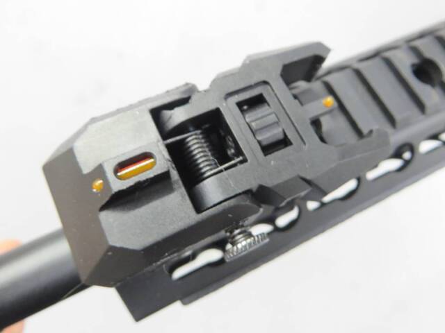 【KSC】PTS MEGA ARMS MKM-AR15・フリップアップ 集光サイト・レイルカバー
