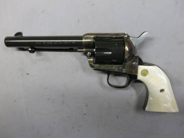 【ハートフォード】SAA.45 メッキ ケースハードン カスタム アーティラリー モデルガン