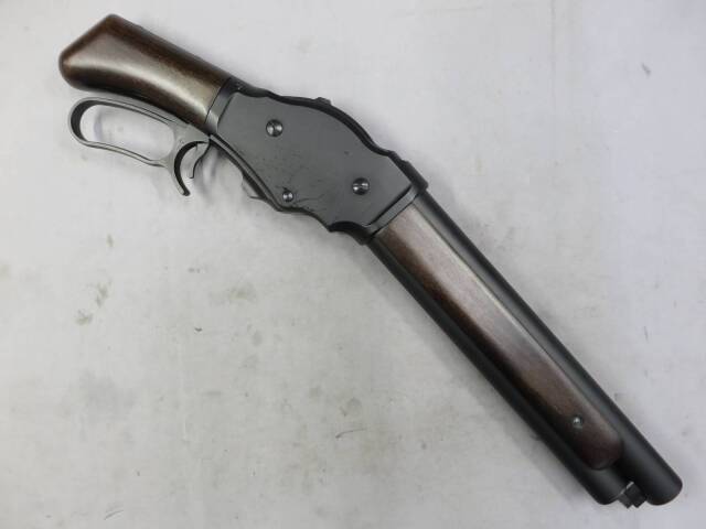 【マルシン】M1887 メアーズレッグ マットブラックコーティング HW 木製ストック仕様