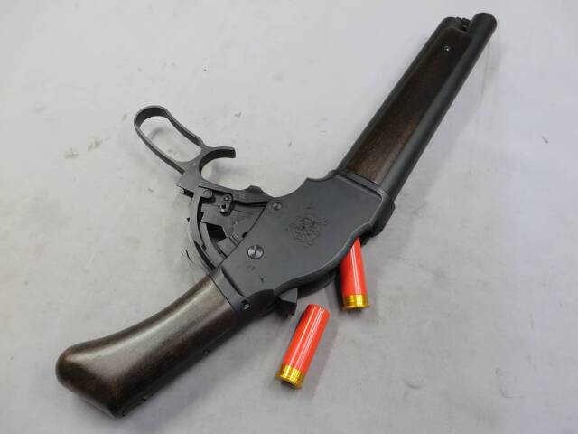 【マルシン】M1887 メアーズレッグ マットブラックコーティング HW 木製ストック仕様
