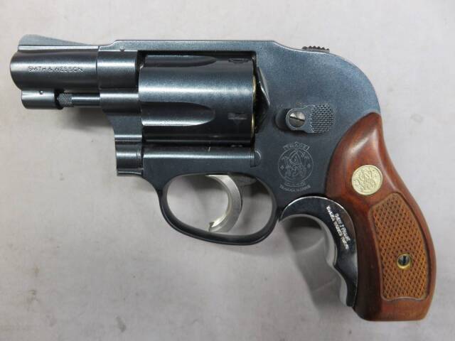 【タナカ】S&W M49.38spl・木製グリップ・グリップアダプター・キャロムショットカスタム