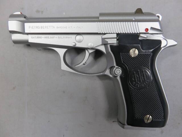 【ウエスタンアームズ】ベレッタM84FS オールシルバー HW