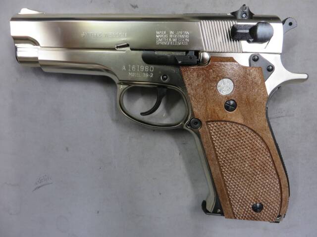 【マルシン】S&W M39 ABS シルバー PFCブローバック　モデルガン