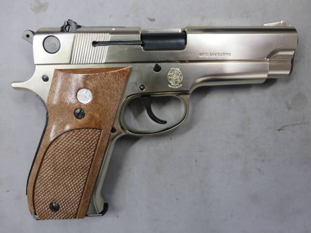 【マルシン】S&W M39 ABS シルバー PFCブローバック　モデルガン