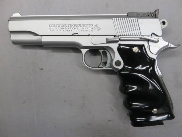 コルトGOLDCUPウエスタンアームズ 絶版・COLT GOLD CUP NATIONAL MATCH 5inch 固定スライド