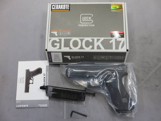 【GHK・UMAREX】グロック17 Gen.5 MOS・セラコート メタルスライド・G17 Glock17
