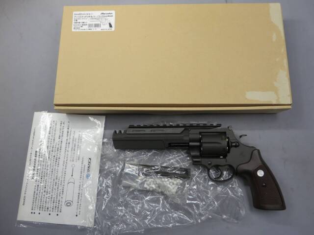 【マルシン】アンリミテッドリボルバー 6mmBB ブラック HW Xカートリッジ
