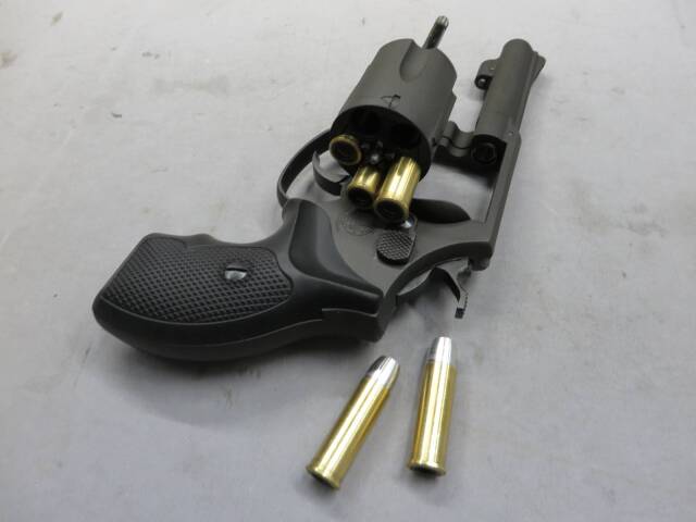 【マルシン】S&W M36 チーフスペシャル 3in HW  6ｍｍBB Xカート