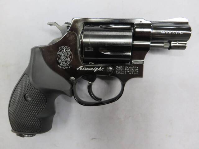 【タナカ】S&W M37 エアーウエイト J-Police スチールフィニッシュ 警察仕様