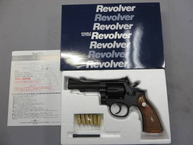 タナカ コンバットマスターピース モデルガン hw TANAKA S&W M15 Combat Masterpiece .38spl 4inch HW Ver.3: GFC