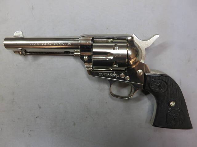 【タナカ】コルトSAA.45 2nd Gen 4 3/4 シビリアン  ニッケルフィニッシュ ペガサス2
