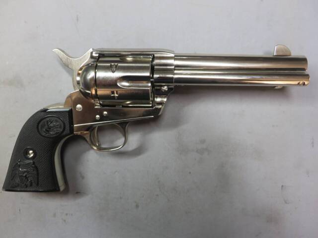 【タナカ】コルトSAA.45 2nd Gen 4 3/4 シビリアン  ニッケルフィニッシュ ペガサス2