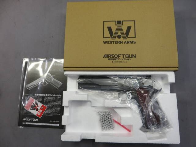 【ウエスタンアームズ】V16ロングスライド ウッドグリップ