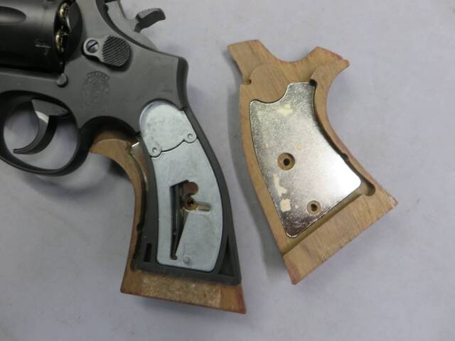 【タナカ】S&W M19 コンバットマグナム 4in HW Ver.3・+Weight 木製グリップ