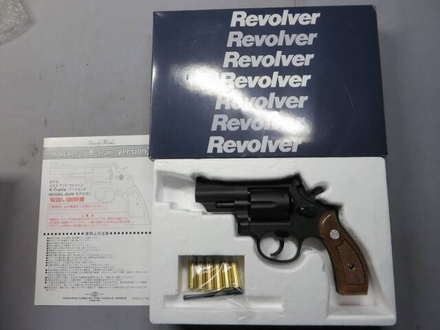 【オマケ付き】S&W M19 コンバットマグナム Ver.3 HW 2.5インチ タナカ】S&W M19 コンバットマグナム 2.5in HW Ver.3 モデルガン