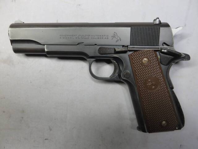 【ウエスタンアームズ】コルトガバメント Pre70 (リアルスチール)