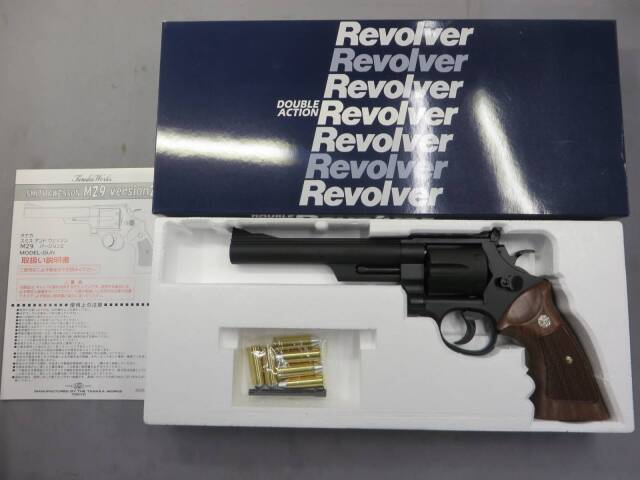 【タナカ】S&W　M29 6.5in カウンターボアード HW ダーティハリー +Weight ウォールナット グリップモデルガン