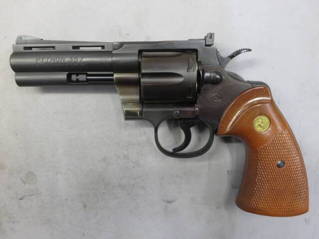 【タナカ】コルトパイソン.357mag 4in R-Model HW