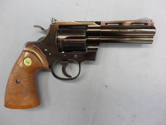 【タナカ】コルトパイソン.357mag 4in ミッドナイトゴールド