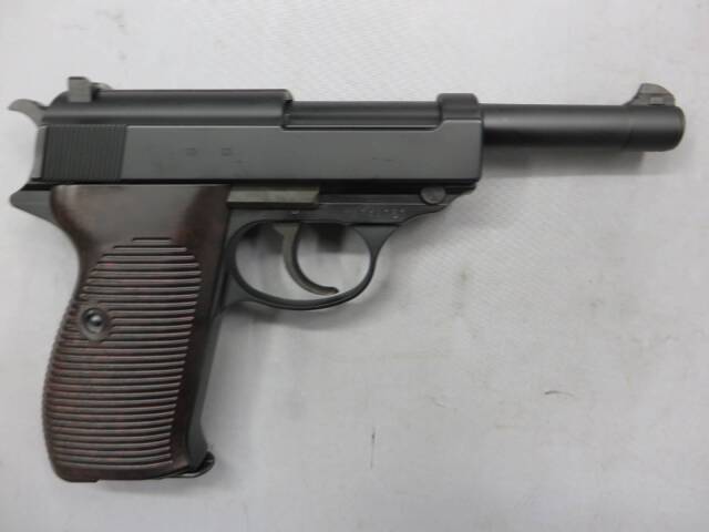 中田商店　ワルサーp38 ブラックサイレンサー 約20cm 中田商店 ワルサー P38【ビンテージモデルガンコレクションNo.18