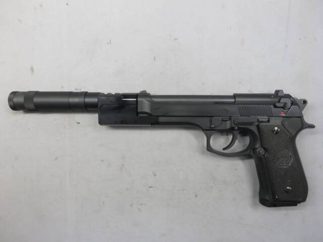 【ウエスタンアームズ】ベレッタM92FS LEON・レオン セミグロスブラック