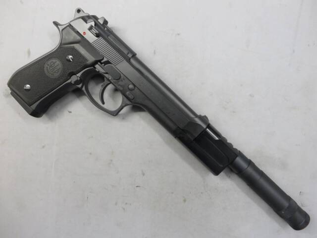 【ウエスタンアームズ】ベレッタM92FS LEON・レオン セミグロスブラック