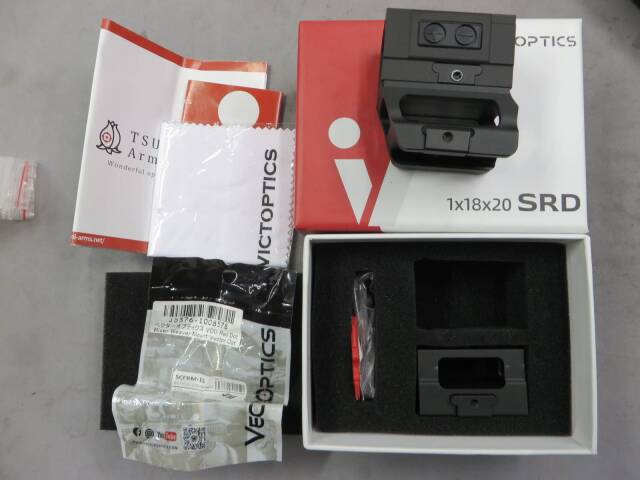 【Vector Optics】VICTOPTICS 1×18×20 SRD+ライザーウィーバーマウント