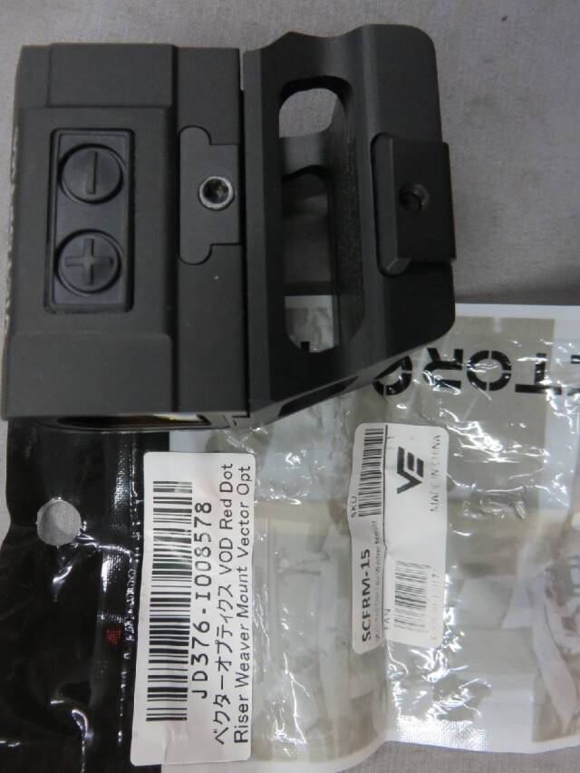 【Vector Optics】VICTOPTICS 1×18×20 SRD+ライザーウィーバーマウント