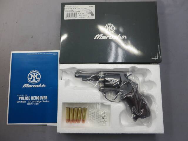 【マルシン】ポリスリボルバー 77ミリ銃身 エクセレント HW プラグリップ仕様