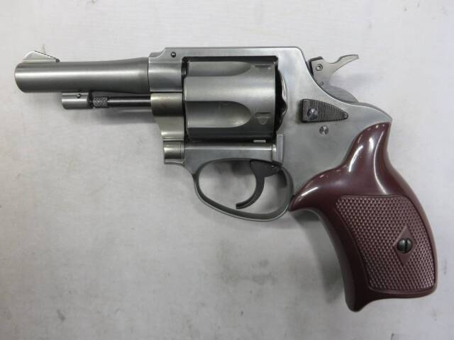 【マルシン】ポリスリボルバー 77ミリ銃身 エクセレント HW プラグリップ仕様
