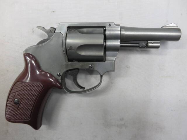 マルシン】ポリスリボルバー 77ミリ銃身 エクセレント HW プラグリップ仕様