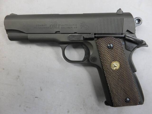 【マルシン】 コルト コンバットコマンダー ブラック HW モデルガン