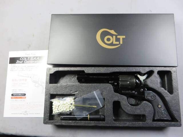 【タナカ】コルトSAA.45 2nd Gen 4-3/4in シビリアン ABS スチールフィニッシュ PEGASAS2(ペガサス2)