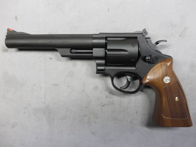 【タナカ】S&W　M29 6.5in カウンターボアード HW ダーティハリー +Weight ウォールナット グリップモデルガン