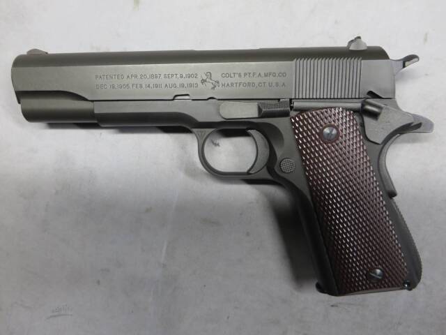 【タニオコバ・Mule】GM-7.5 M1911A1 ミリタリー ブラック トリプルカート仕様 モデルガン