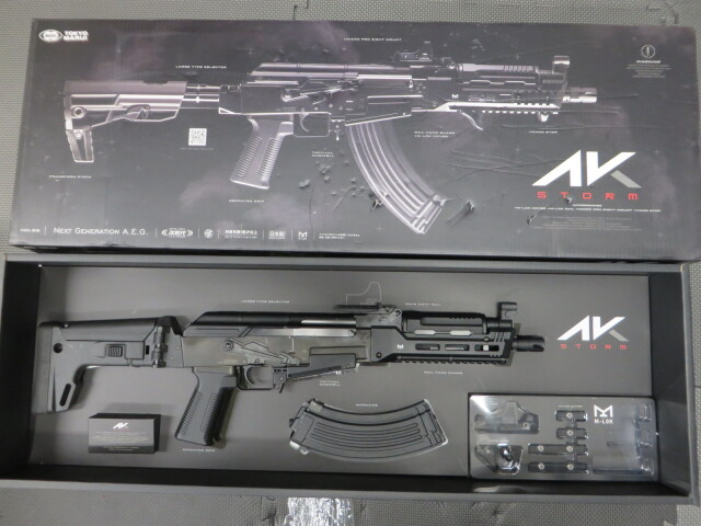 東京マルイ　次世代電動ガン　AKストーム　カスタム マガジン３本付き AKストーム - 次世代電動ガン | 東京マルイ エアソフトガン情報