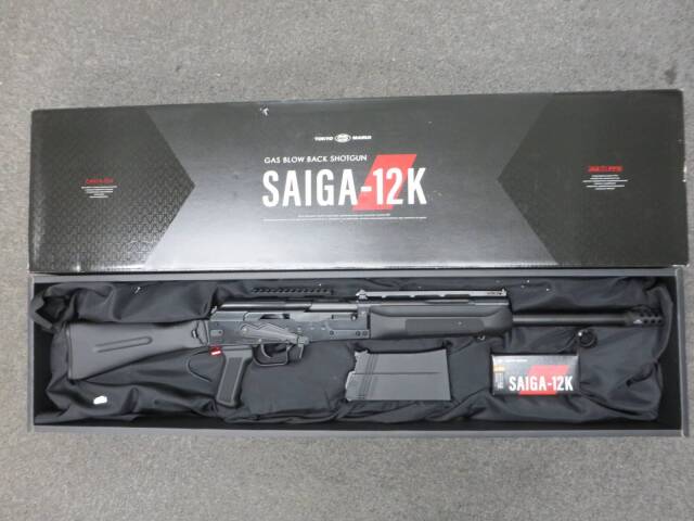 【東京マルイ】SAIGA-12K・サイガ マウント・ハイダー ガス・ブローバック ショットガン