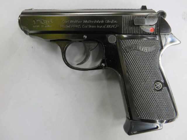 【マルゼン】ワルサー PPK/S カスタムモデル 黒金属表面仕上げ