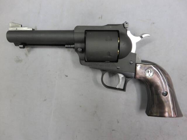 【マルシン】スーパーブラックホーク 4.62in ブラック HW ブラックパール調グリップ リアルXカートリッジ