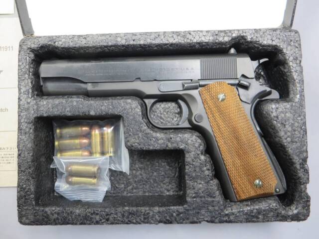 【ホビーフィックス】戦前モデル ナショナルマッチM1911 メガウエイト モデルガン