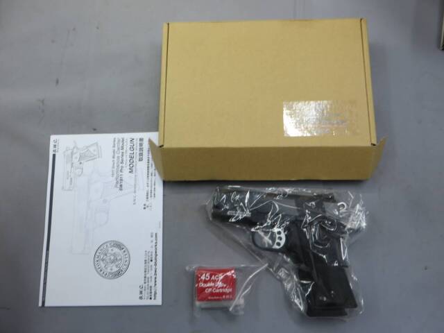 【BWC】S&W SW1911 Proシリーズ 3in エルゴ製樹脂グリップモデル モデルガン