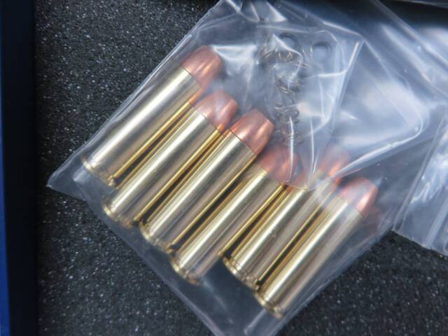 【マルシン】S&W M586 6in Wディープブラック 木製グリップ・S&Wガンケース　 モデルガン