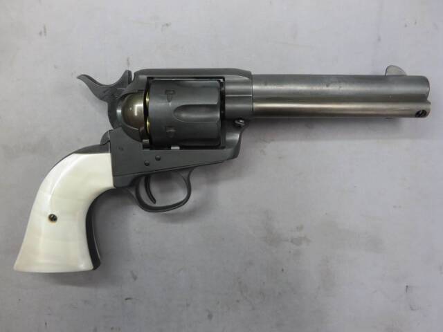 【マルシン】コルトSAA.45シビリアン エクセレント HW パールプラグリップ Xカートリッジ