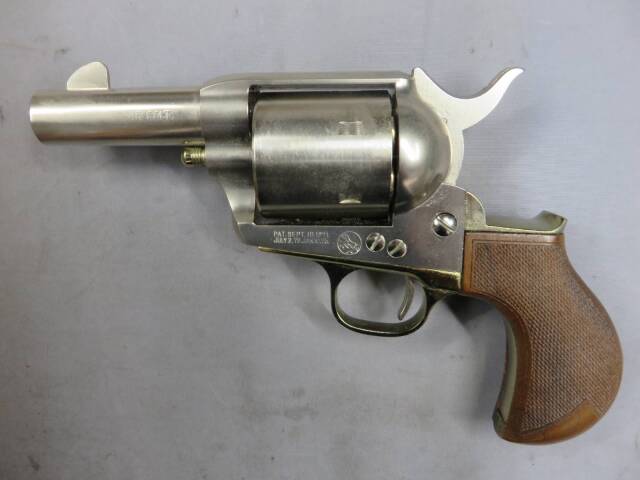 【タナカ】SAA 1st 3inch “Birds Head”  べロアー ニッケル・フィニッシュ DX・木製グリップ