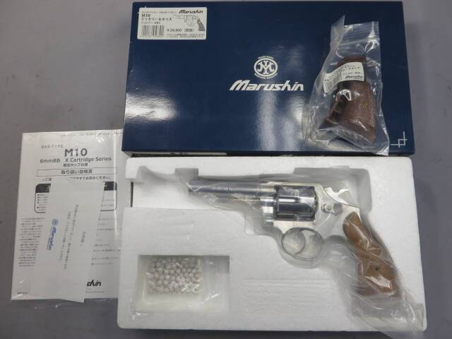 ネ*☆様 当時物 昭和マルシン　S&W ミリタリー&ポリス　4インチモデル　箱・ ネ*☆様 当時物 昭和マルシン S&W ミリタリー&ポリス 4インチ